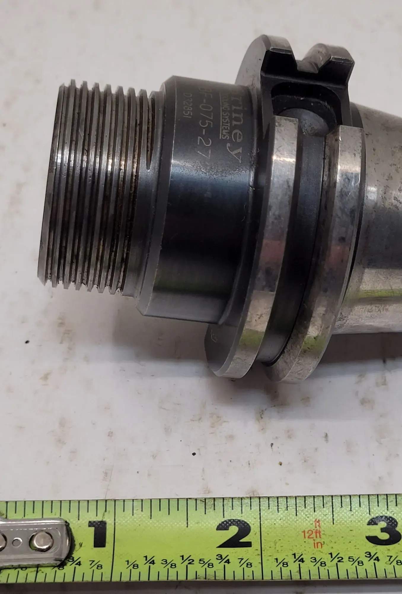 Briney #V40BF-075-272, CAT 40 collet chuck, 20,000 RPM max, 6-1/8" OAL - Image 5