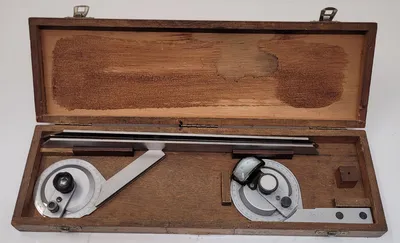 Brown & Sharpe, 12" protractor set - Image 2