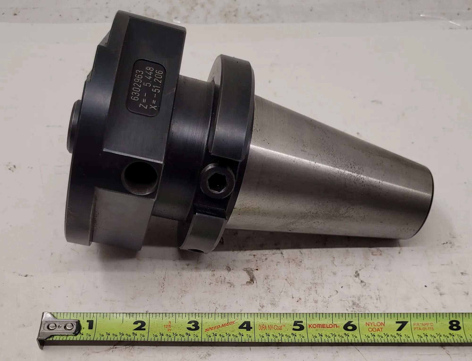 Caterpillar 50 tool holder, 4.40" diameter, 1" outer bore, .55" inner bore, 3" projection - Image 5