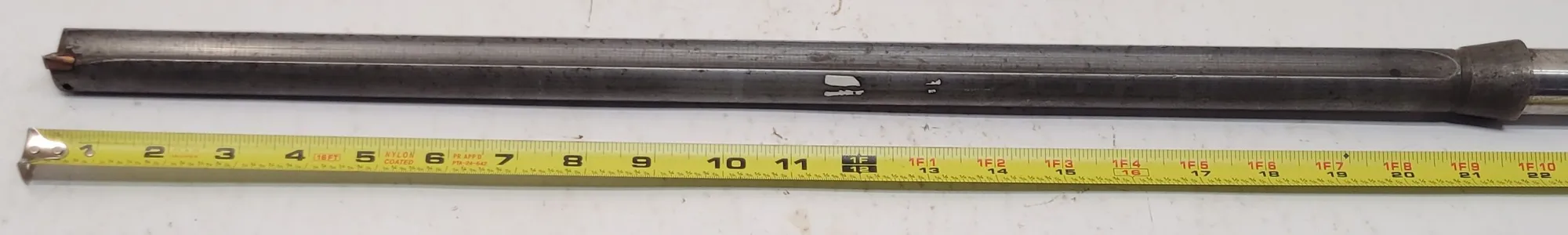 CJT, straight flute drill, 1.05" diameter, 24-7/8" OAL, 1" straight shank - Image 3