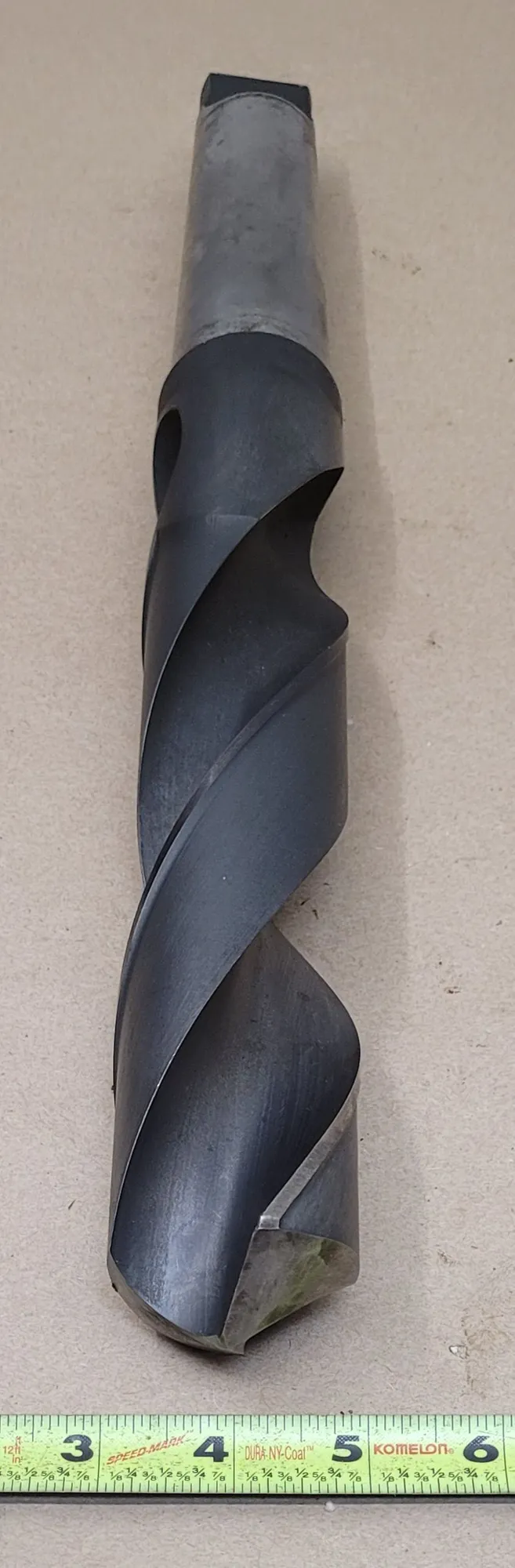 Cle-Forge #904612, 2" twist drill, 5MT taper shank, 17.5" OAL, 10" flute length, 2 flutes - Image 5