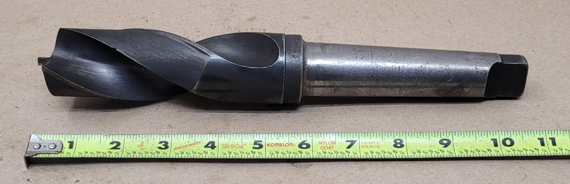 Cle-Forge, 1-39/64" HSS twist drill, 4MT taper shank, 11" OAL, 5" flute length - Image 6
