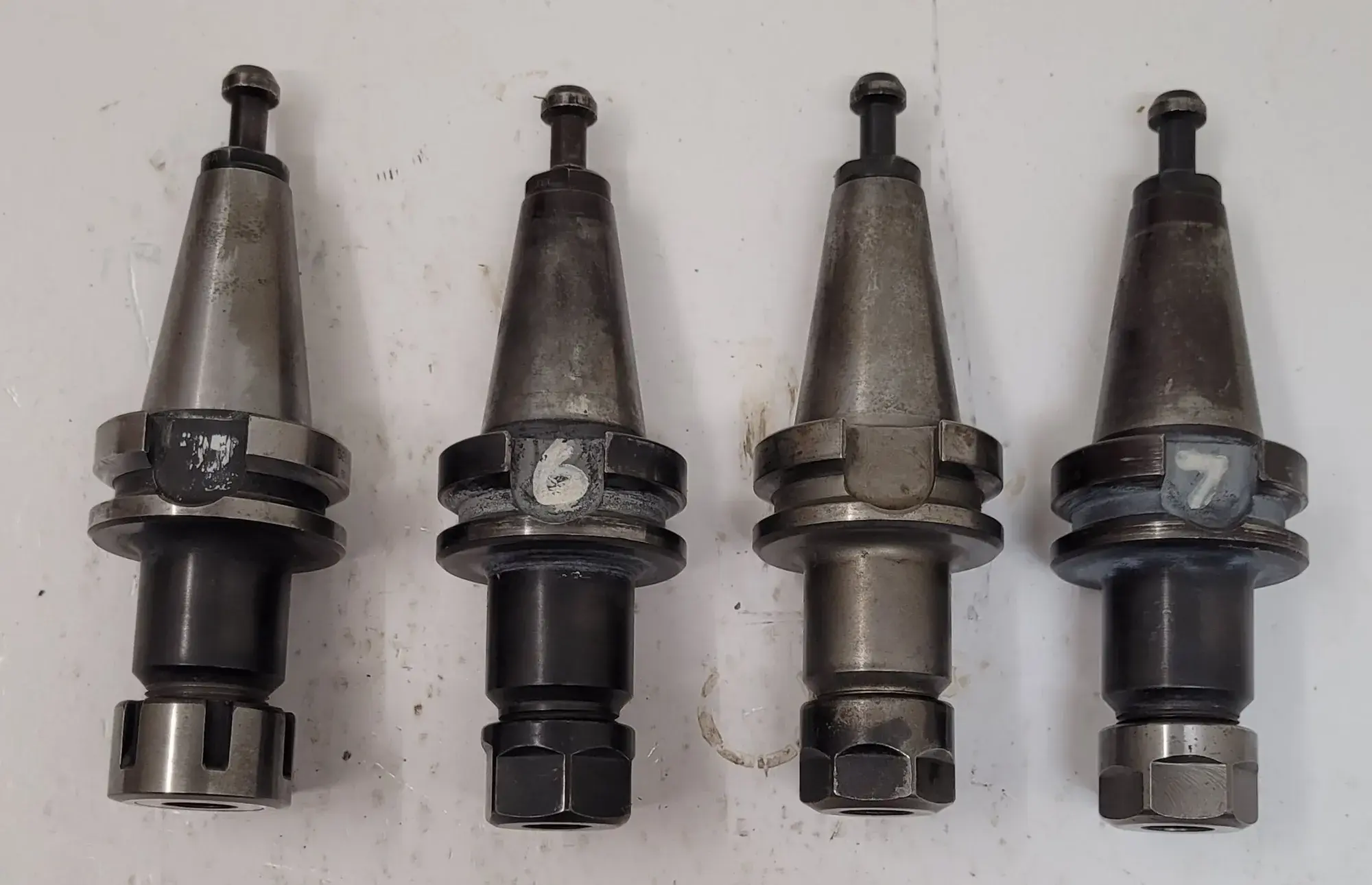 Command #B2C4-0016, BT30 ER16 collet chucks, LOT of 4, coolant thru - Image 3