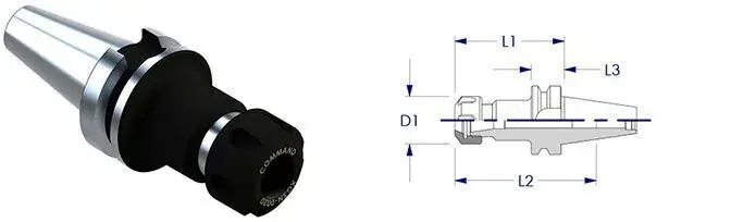 Command #B2C4-0020, CAT 30 ER20 collet chuck - Image 8