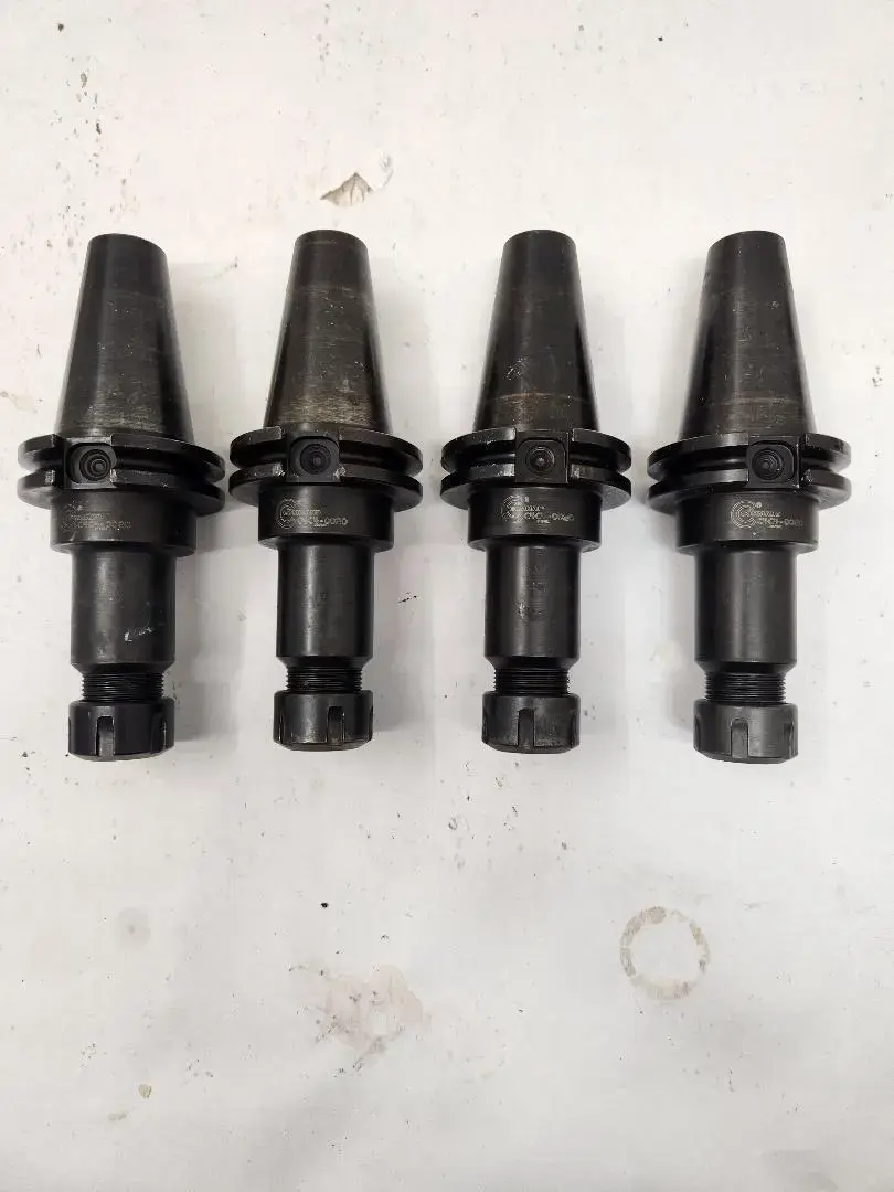 Command, CAT 40 ER20 collet chucks, LOT of 4, 4" projection - Image 4