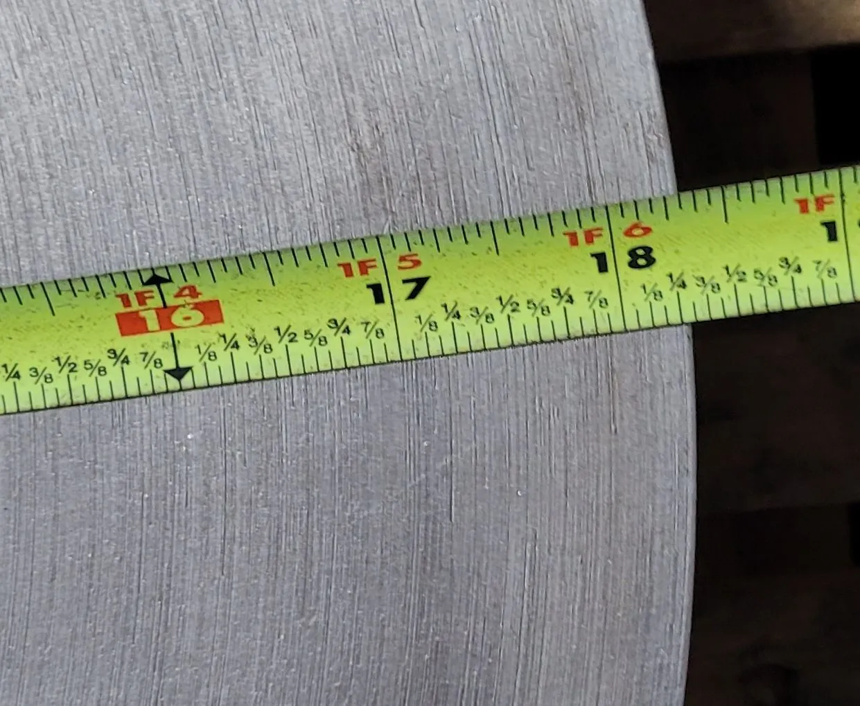 18-1/4" lathe plate, D1-6 mount, 3" thru hole, 6 pins, 4-1/8" hub ID - Image 6