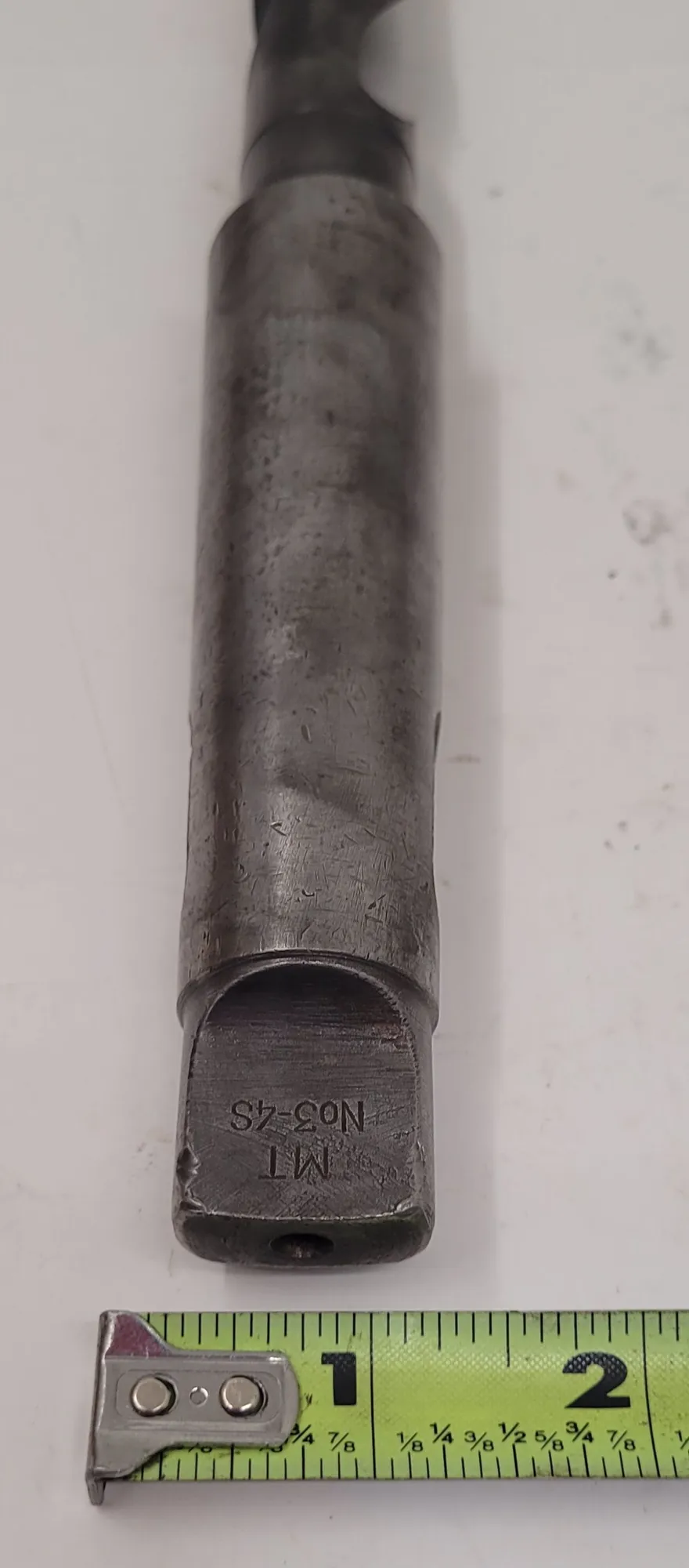 Drill America, taper shank twist drill, 1" HSS, 3MT, w/4MT sleeve, 2 flutes, right hand - Image 4