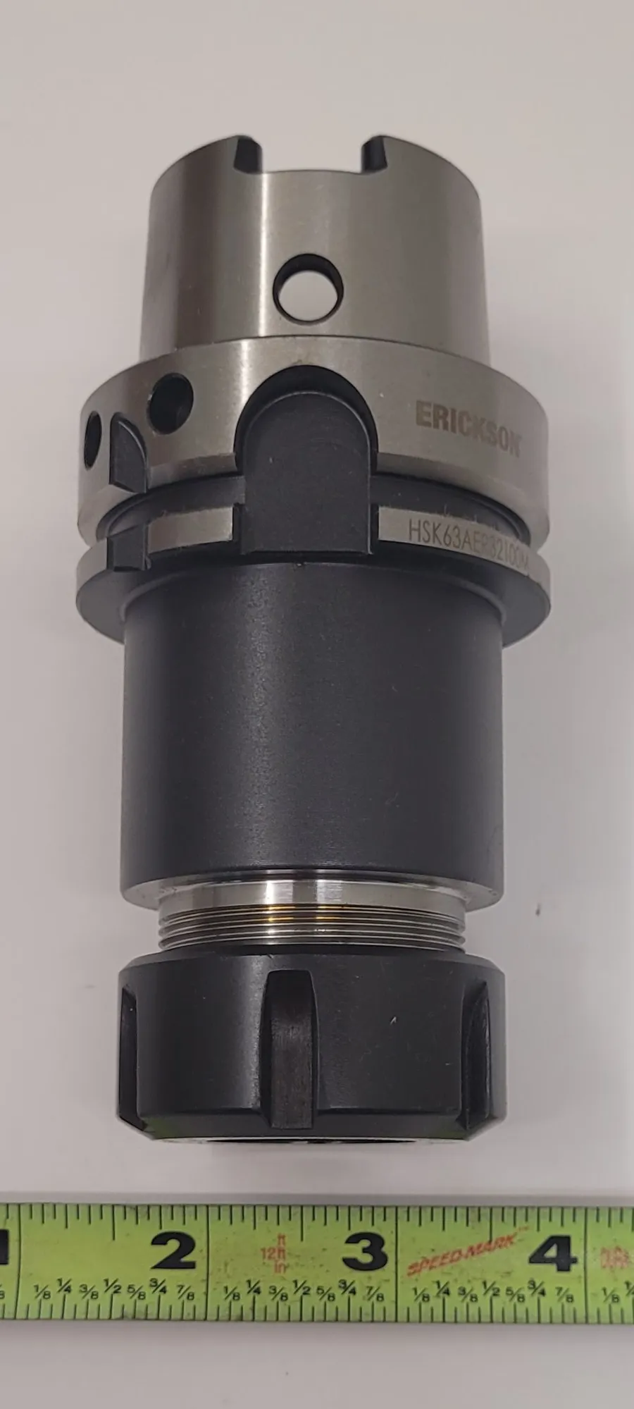 Erickson #HSK63AER32100M, HSK63A ER32 collet chuck, 100 mm gage length (2 available) - Image 10