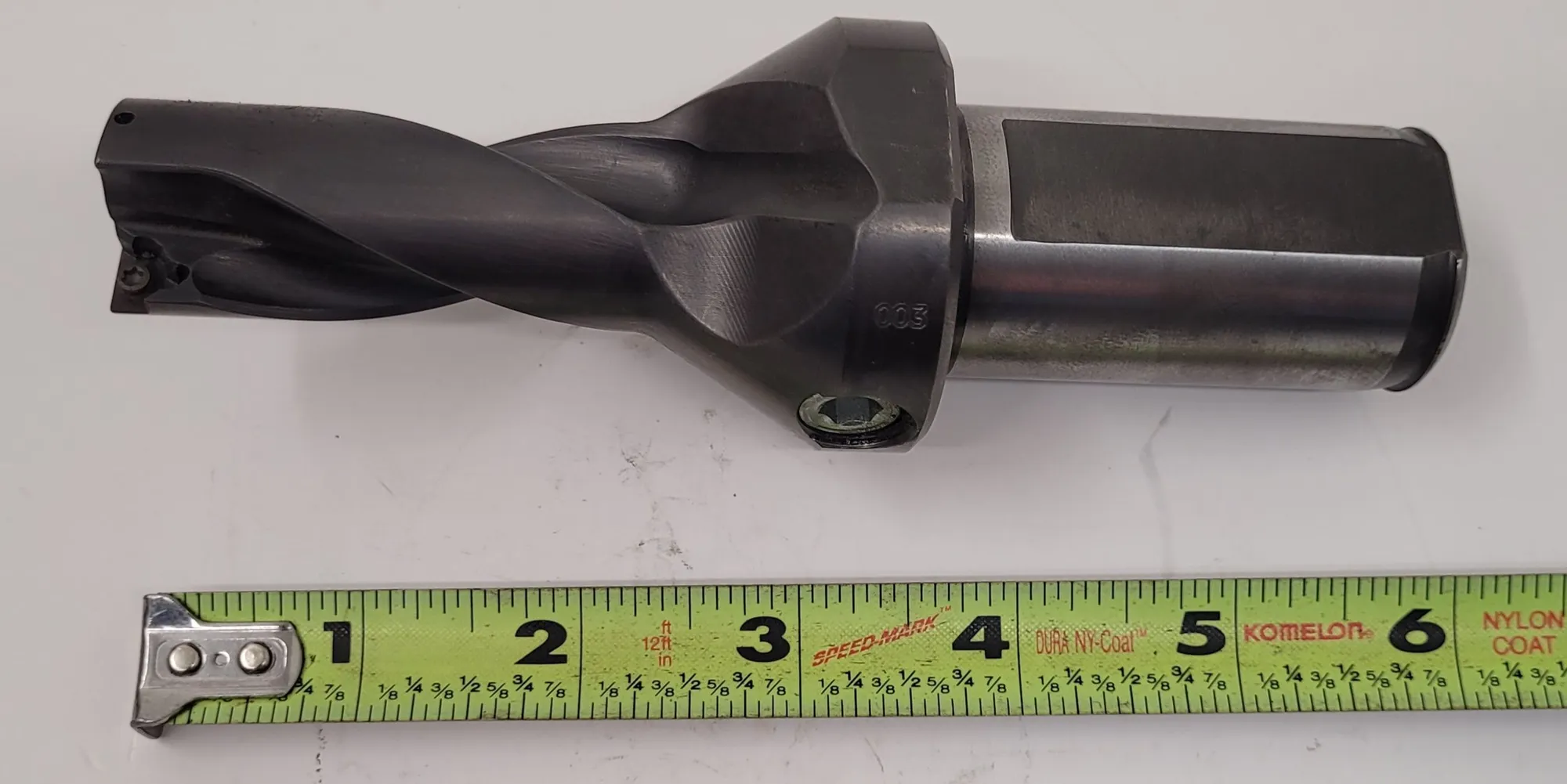 Iscar #DZ1000-2250-125-2.5, indexable insert drill, 1" diameter, coolant thru - Image 1