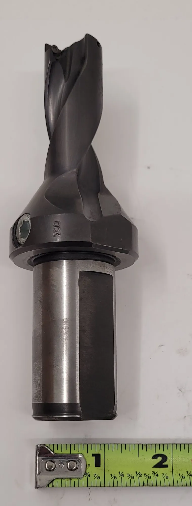 Iscar #DZ1000-2250-125-2.5, indexable insert drill, 1" diameter, coolant thru - Image 3
