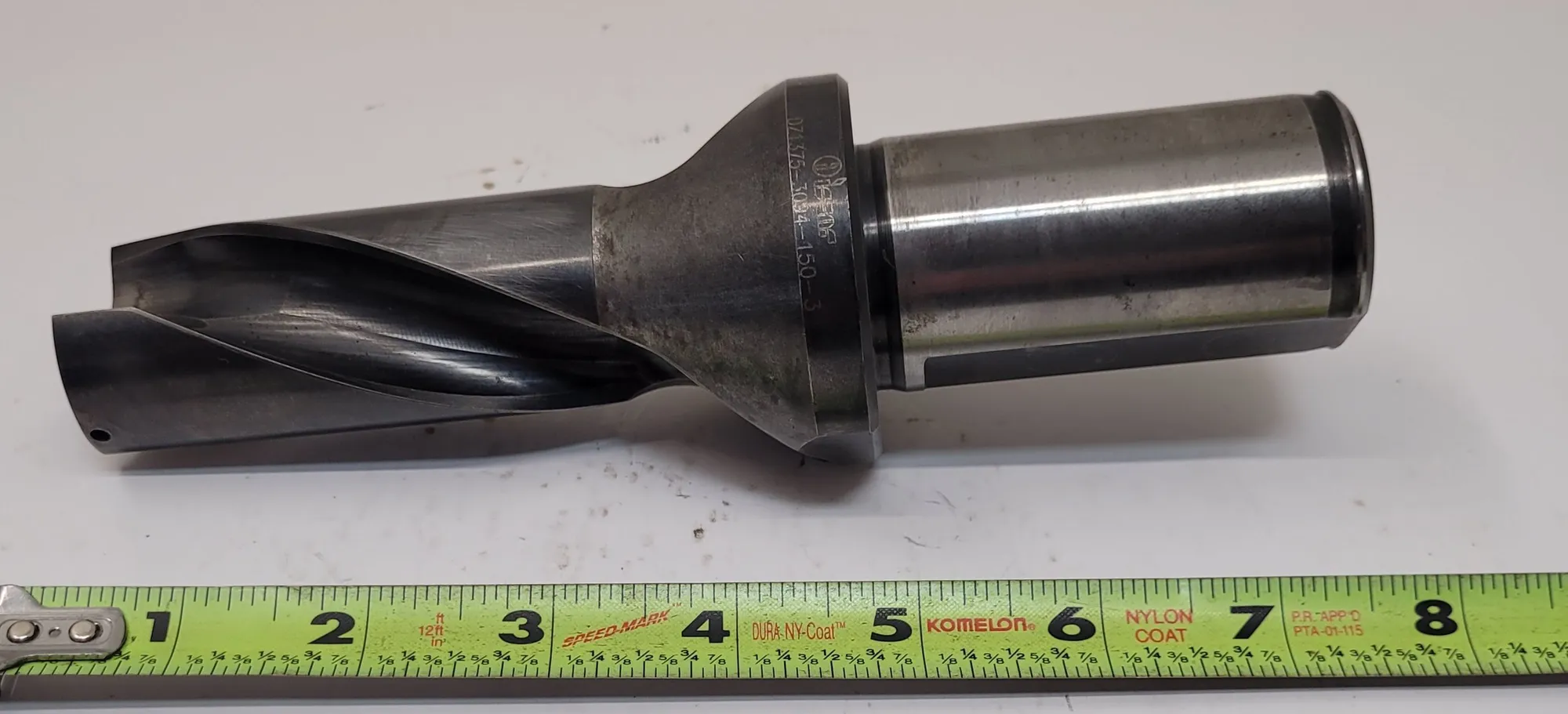 Iscar #DZ1375-3094-150-3, indexable insert drill, 1.375" diameter, 3.09" depth, straight shank, 2 flutes - Image 8