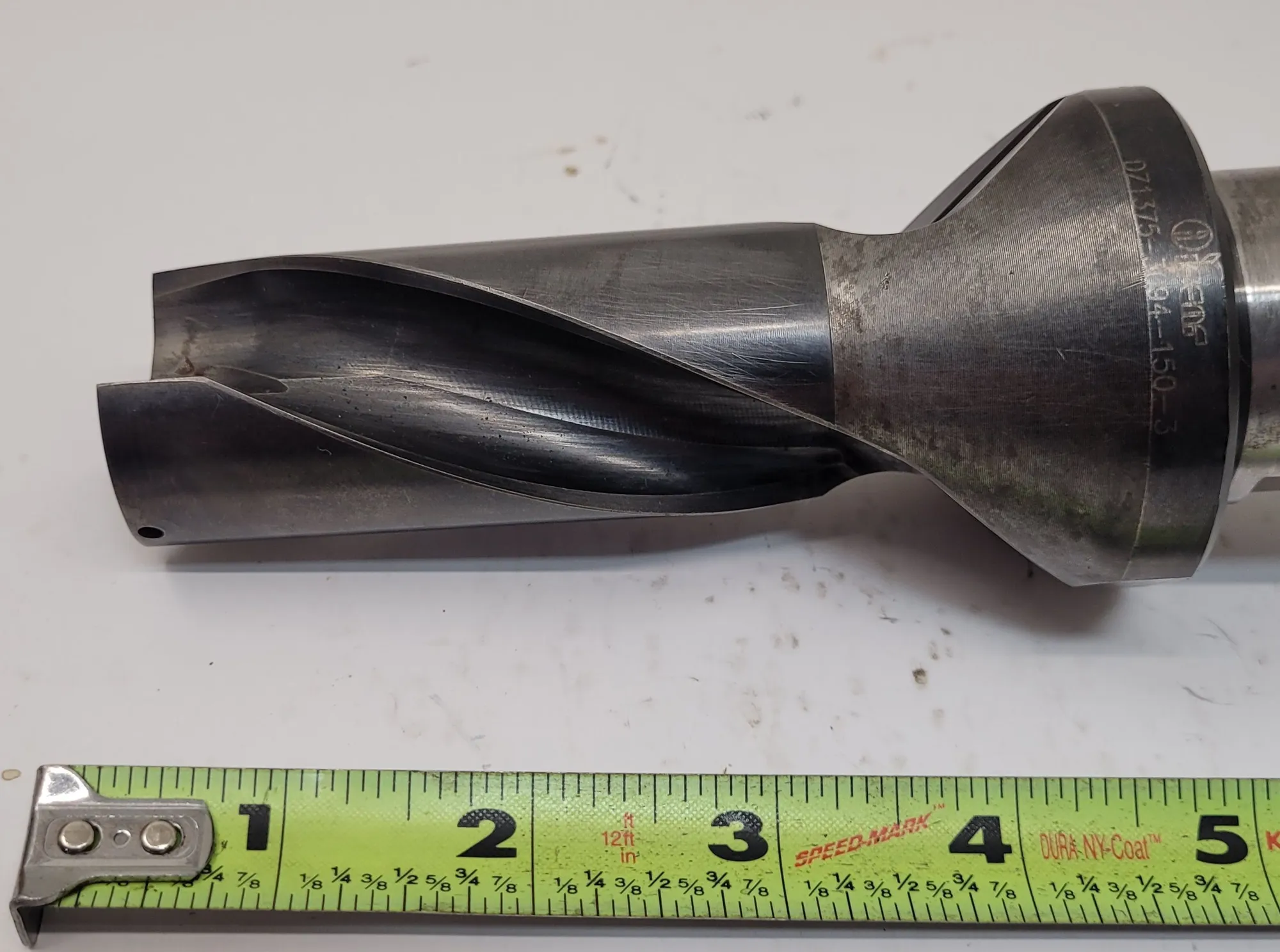 Iscar #DZ1375-3094-150-3, indexable insert drill, 1.375" diameter, 3.09" depth, straight shank, 2 flutes - Image 9