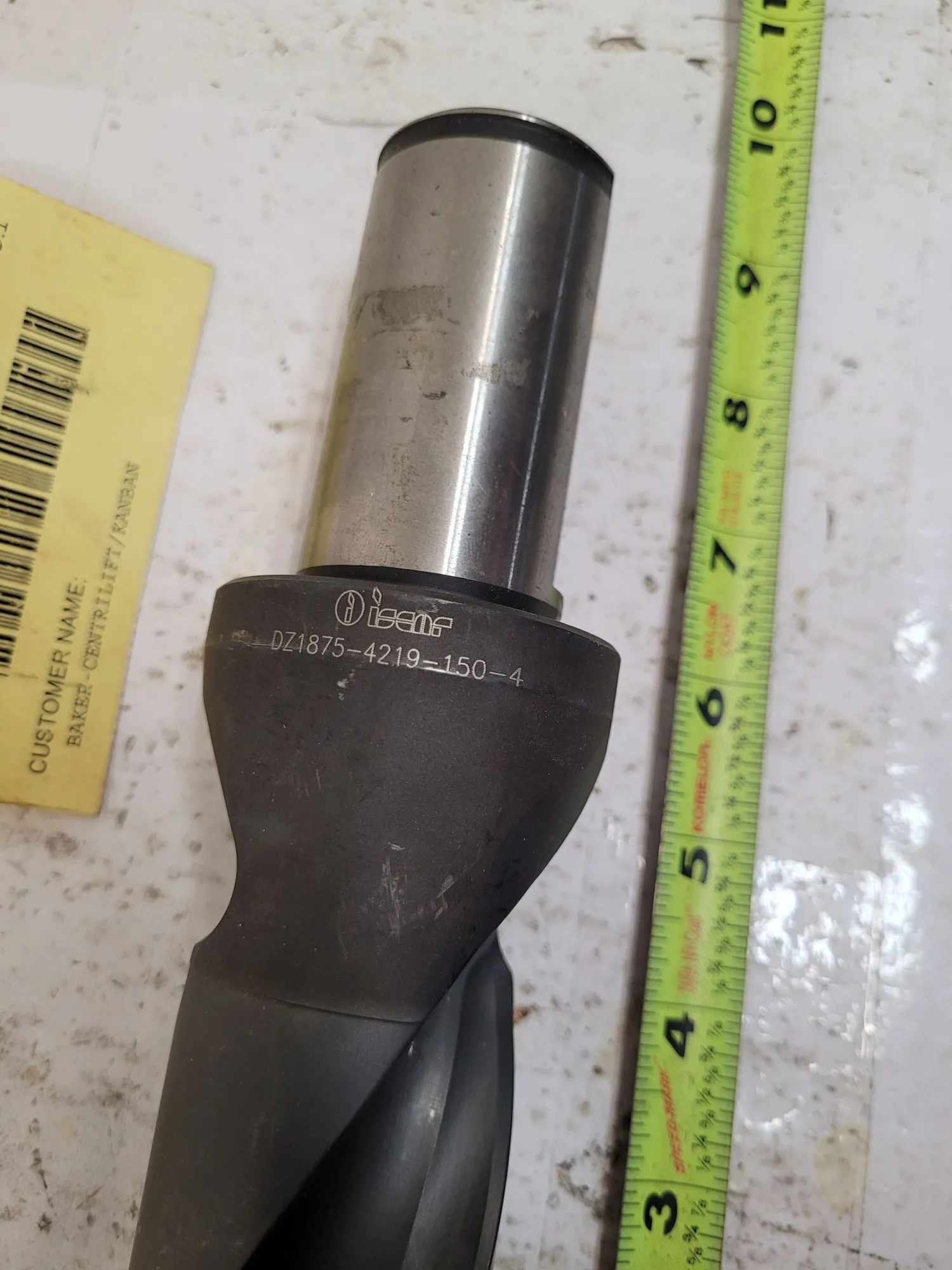 Iscar #DZ1875-4219-150-4, indexable drill, 1.88" diameter (2 available) - Image 6
