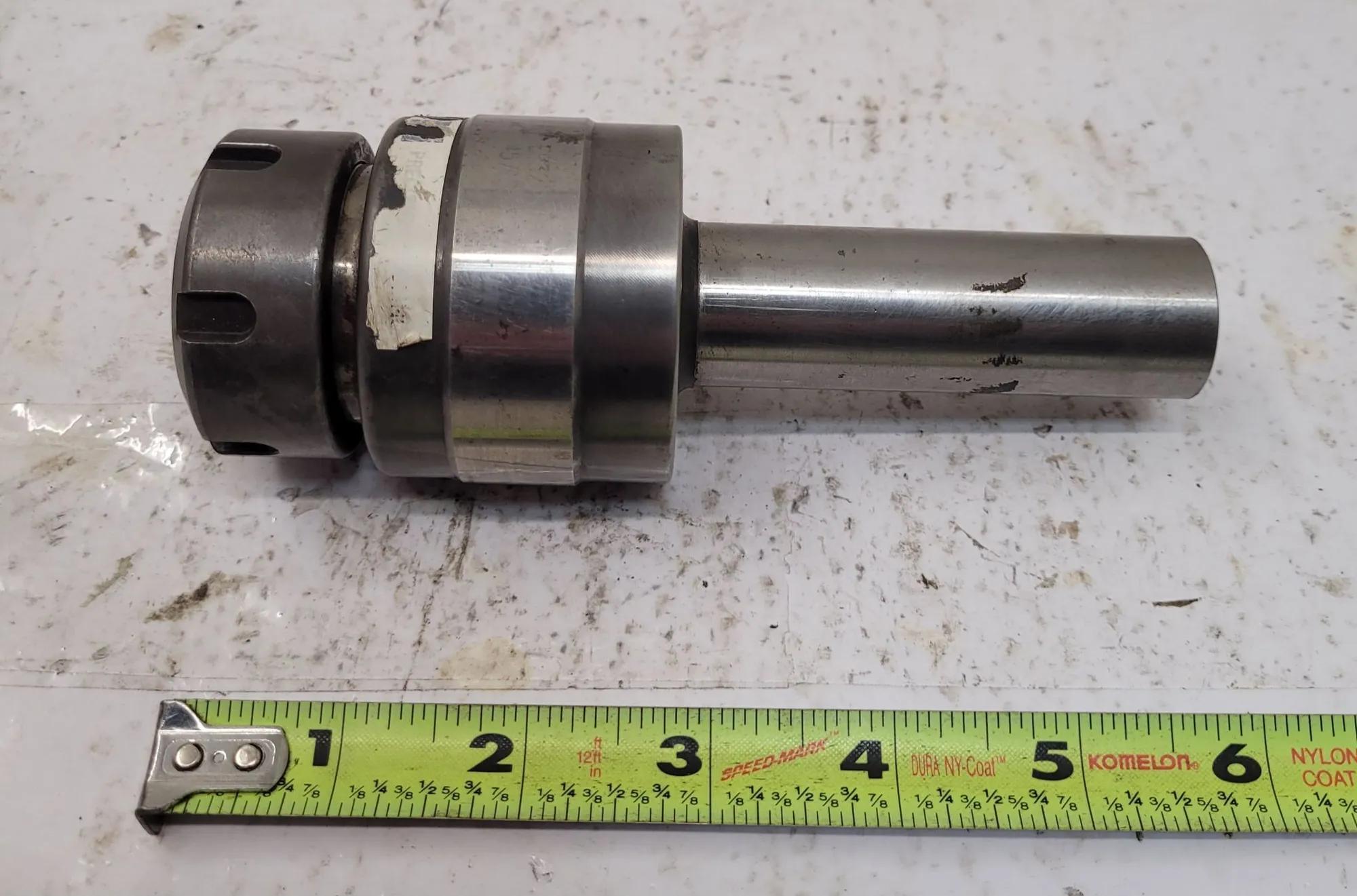 Iscar #GT ER32 ST1, ER32 collet chuck, 1" straight shank, thru coolant - Image 2