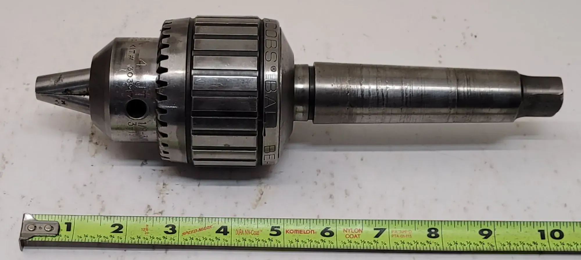 Jacobs #18N, ball bearing super chuck, 1/8" - 3/4" capacity, w/4MT arbor (3 available) - Image 3