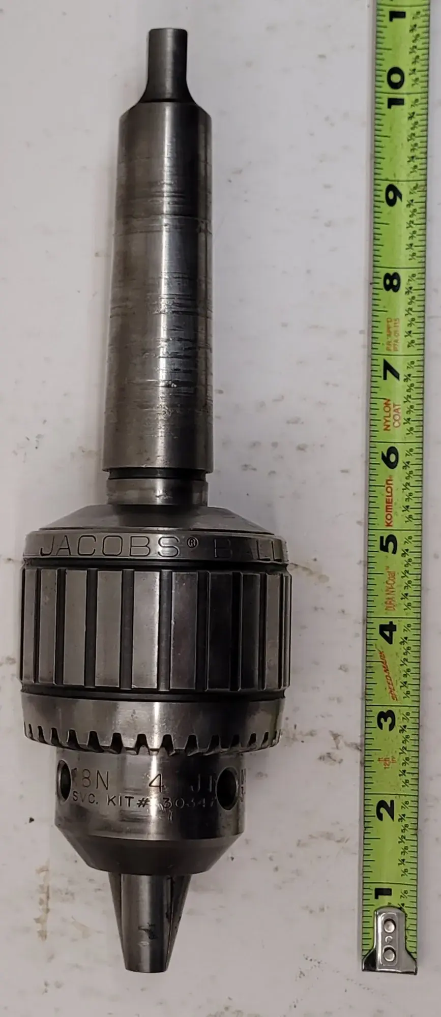 Jacobs #18N, ball bearing super chuck, 1/8" - 3/4" capacity, w/4MT arbor (3 available) - Image 5