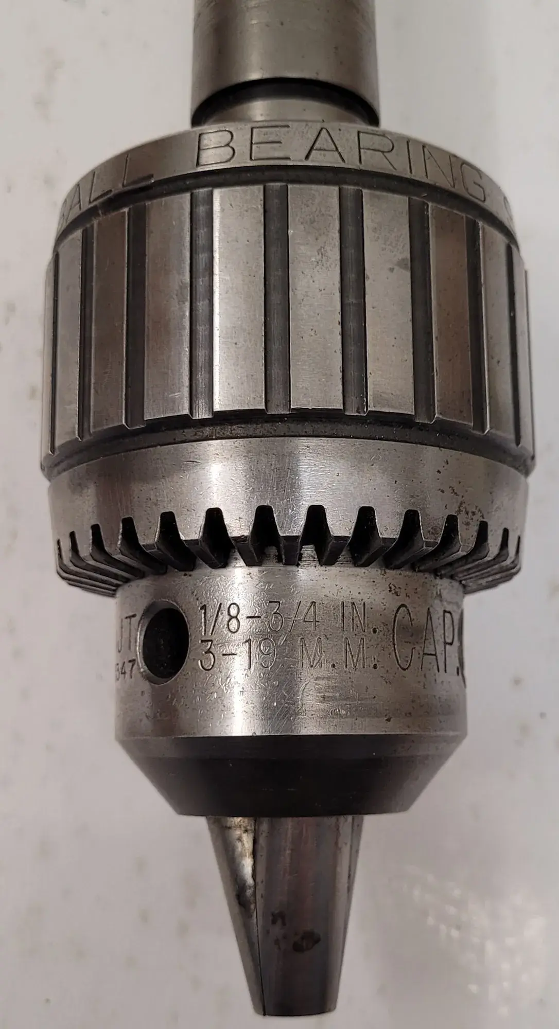 Jacobs #18N, ball bearing super chuck, 1/8" - 3/4" capacity, w/4MT arbor (3 available) - Image 6