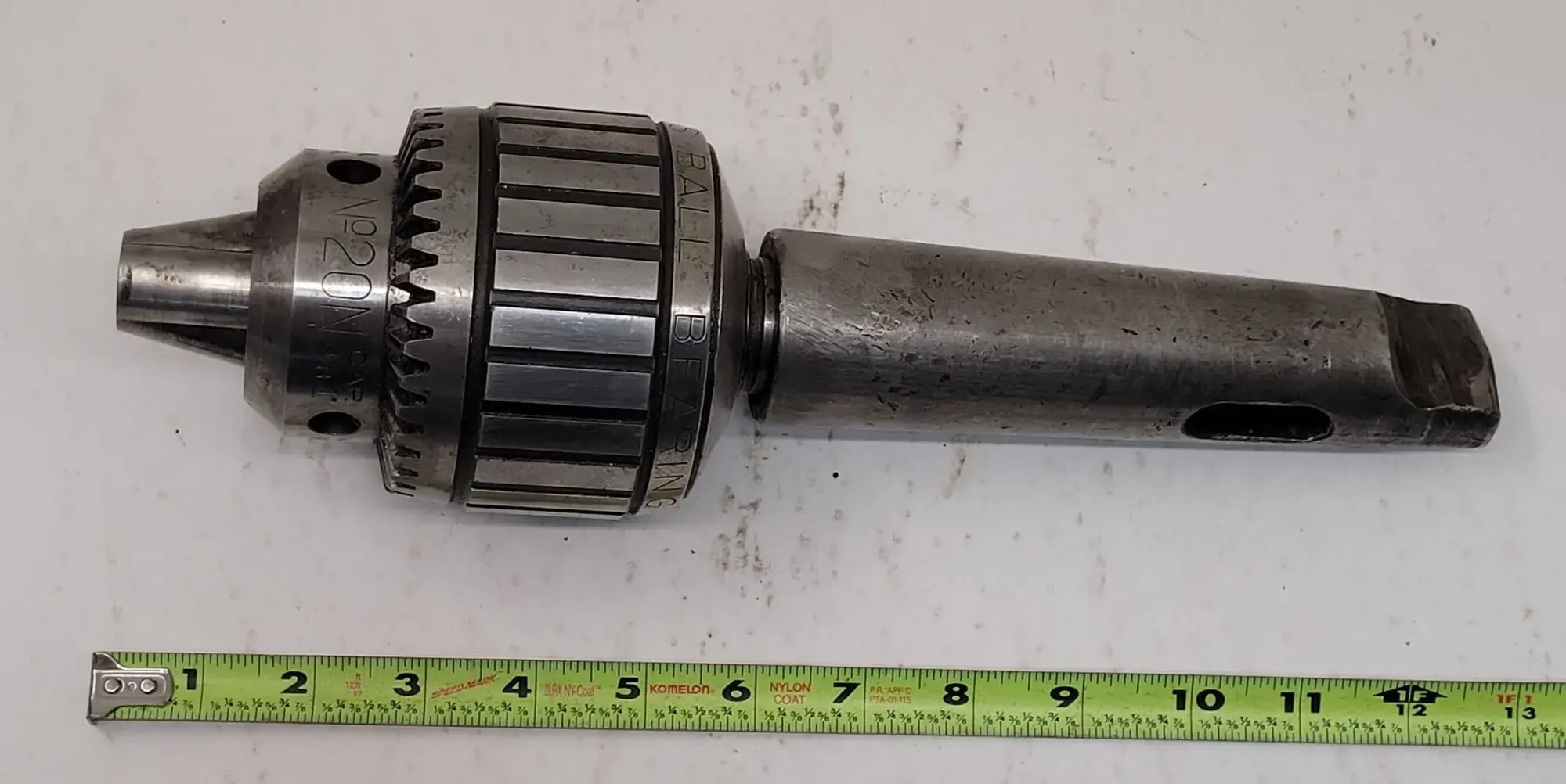Jacobs #20N, ball bearing super chuck, 3/8" - 1" capacity, w/4MT - 5MT sleeve - Image 4