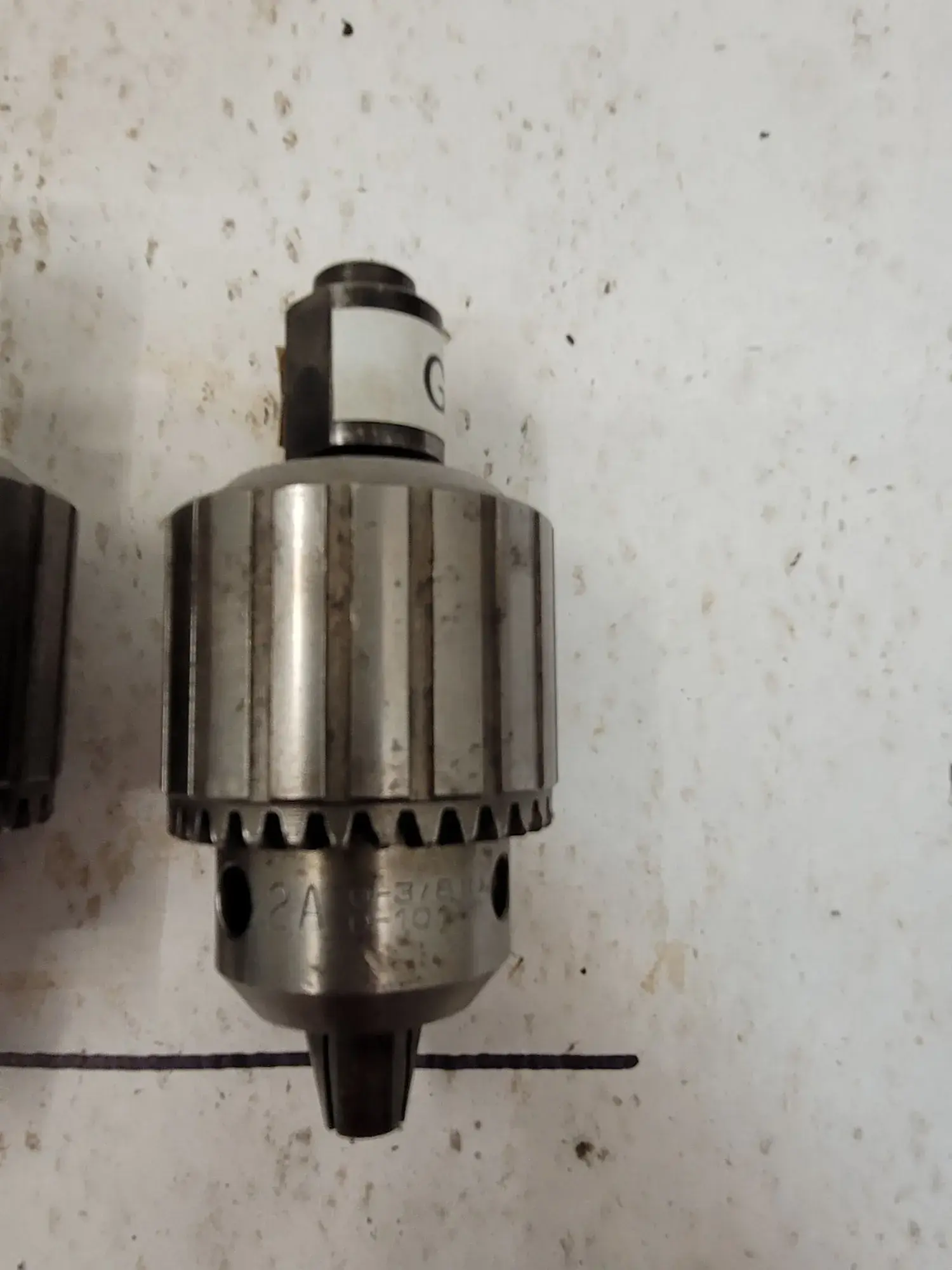 Jacobs, drill chucks, LOT of 3, #34 (0-1/2" ), #32 (0-3/8" ), #2A (0-3/8", #2 taper) - Image 1