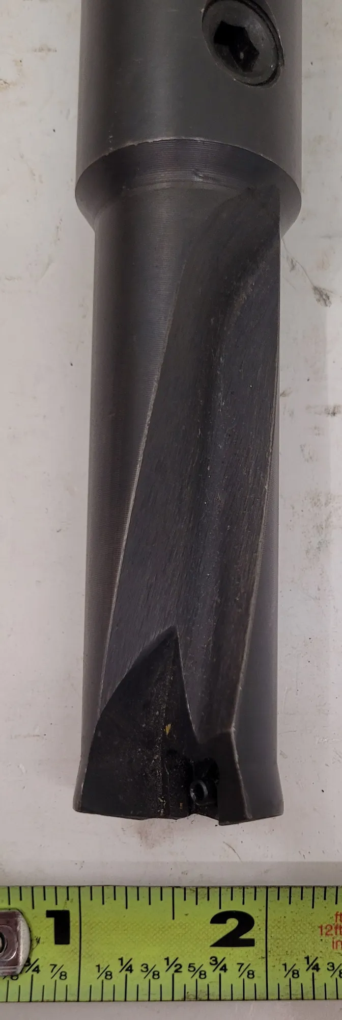 Kendex #270-0112, Metcut indexable carbide coolant drill, 1-1/8" diameter, 1-1/4" shank, 8.125" OAL - Image 9
