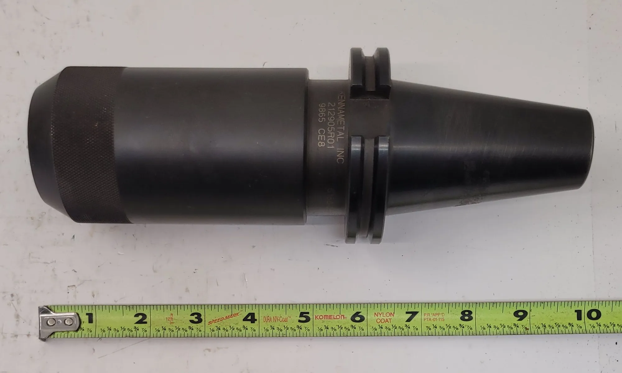 Kennametal #212905R01, CAT 45 tool holder, 9.25" OAL, 6" GA, 2.63" BD, 1.25" AD - Image 6