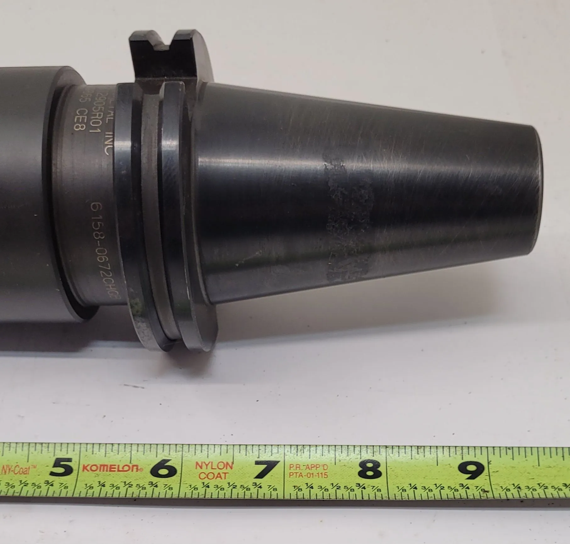 Kennametal #212905R01, CAT 45 tool holder, 9.25" OAL, 6" GA, 2.63" BD, 1.25" AD - Image 8