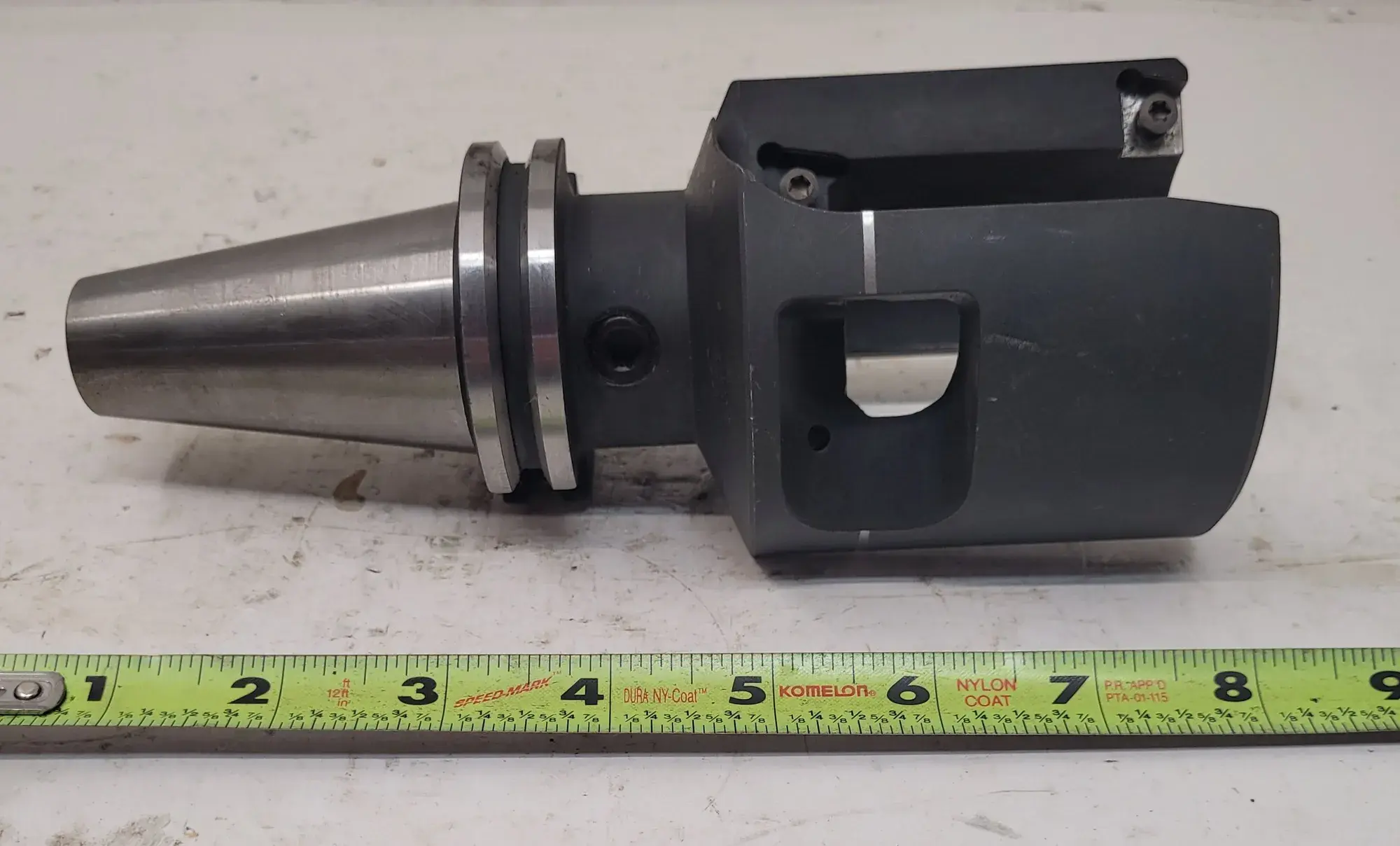 Kennametal #CB1074355, CAT 40 tool holder, tapered shank, 7.750" OAL, 5" projection - Image 6
