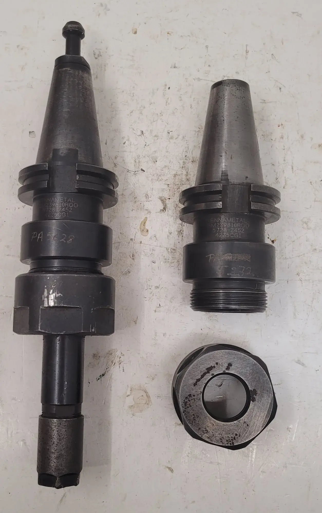 Kennametal #BM239810R00, collet chuck, 7" OAL, 2.25" body diameter, 1" bore diameter - Image 2