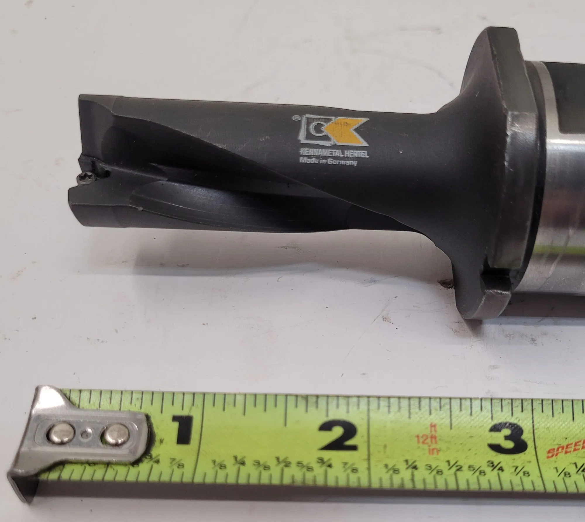 Kennametal Hertel #T3. 71000 R 338D, indexable drill, 1/2" connection, 5-1/2" OAL, 2 flutes - Image 3
