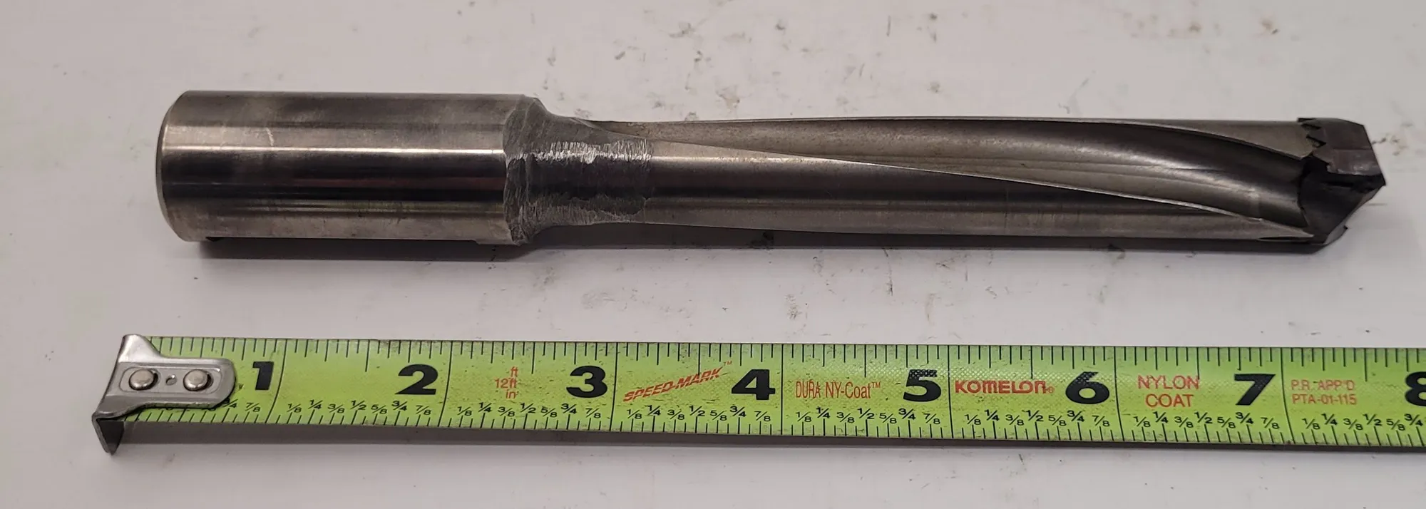 Kennametal, indexable insert drill, .82" diameter, 1" shank diameter, 7-1/2" OAL, 2 flutes, straight shank - Image 3