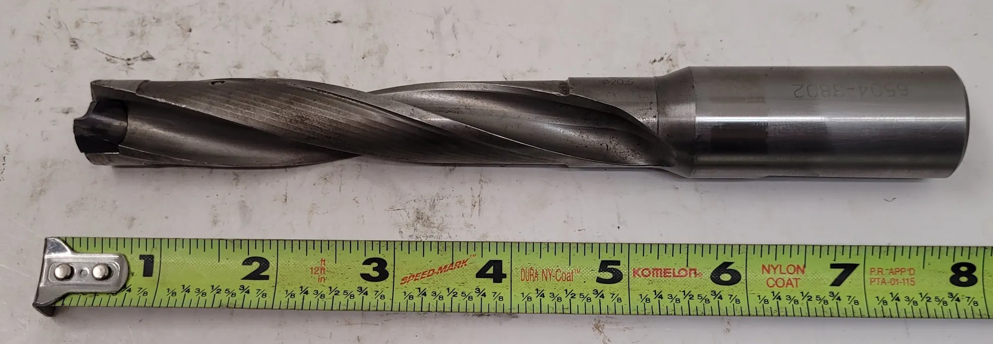 Kennametal #KSEM205R5WN25M, KSEM coolant fed drill, .80" body diameter, 1" shank, 7.75" OAL - Image 6