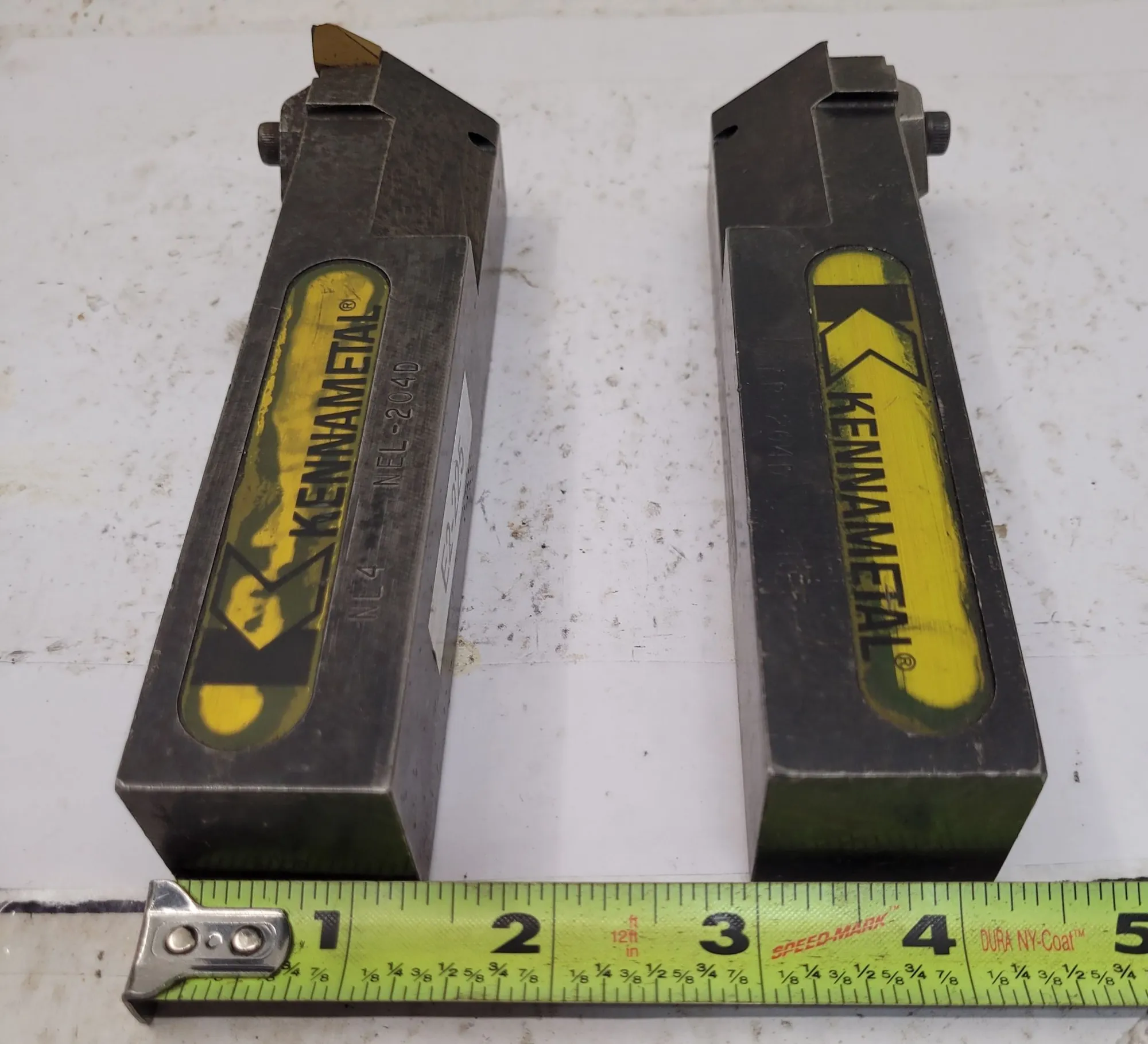 Kennametal #NEL-204D and #NER-204D, tool holders, LOT of 2, 1.25" shank, 6" tool length - Image 10