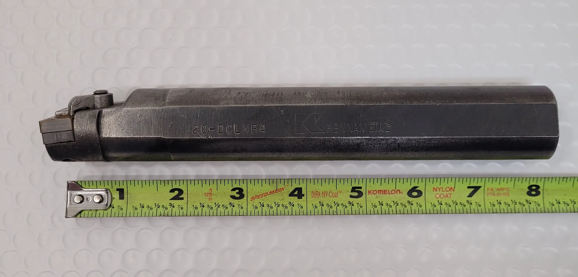 Kennametal #S20-DCCLNR4 NF1, indexable insert boring bar, 1.25" shank, 8" OAL - Image 2