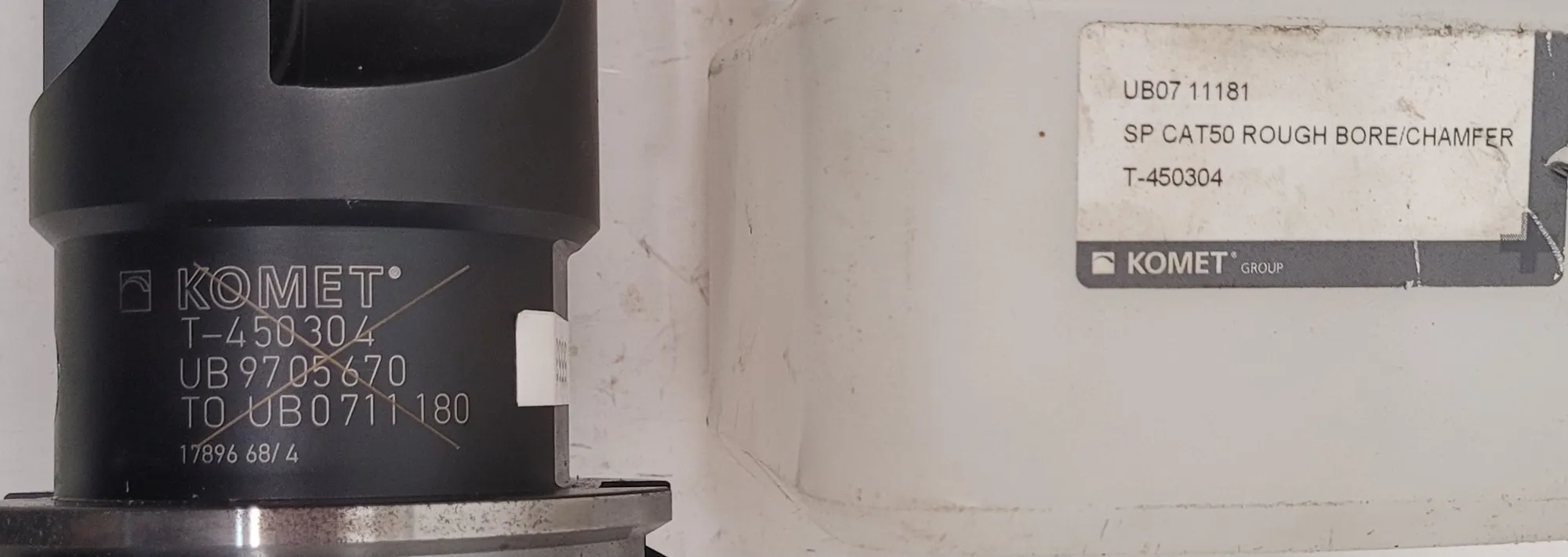 Komet #T450304, boring tool, 2.8" cutting diameter, 4 flutes, 12" OAL, w/CAT 50 holder - Image 9
