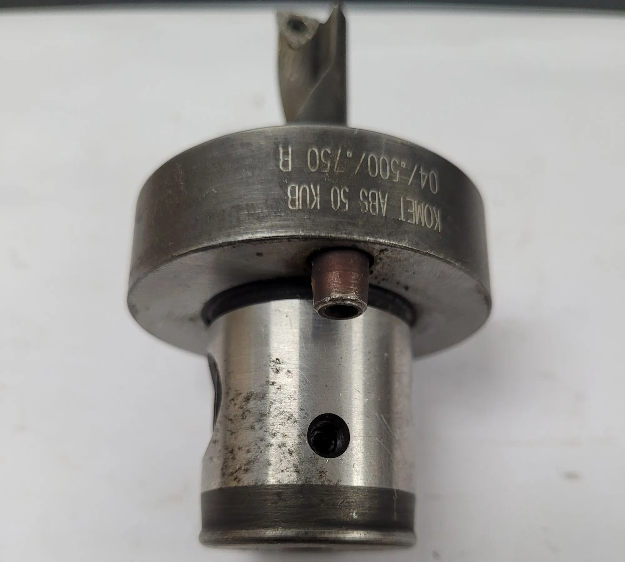 Komet #V3211270, ABS 50 KUB indexable insert drill, .500" diameter, 1.10" shank, 3.5" OAL - Image 1