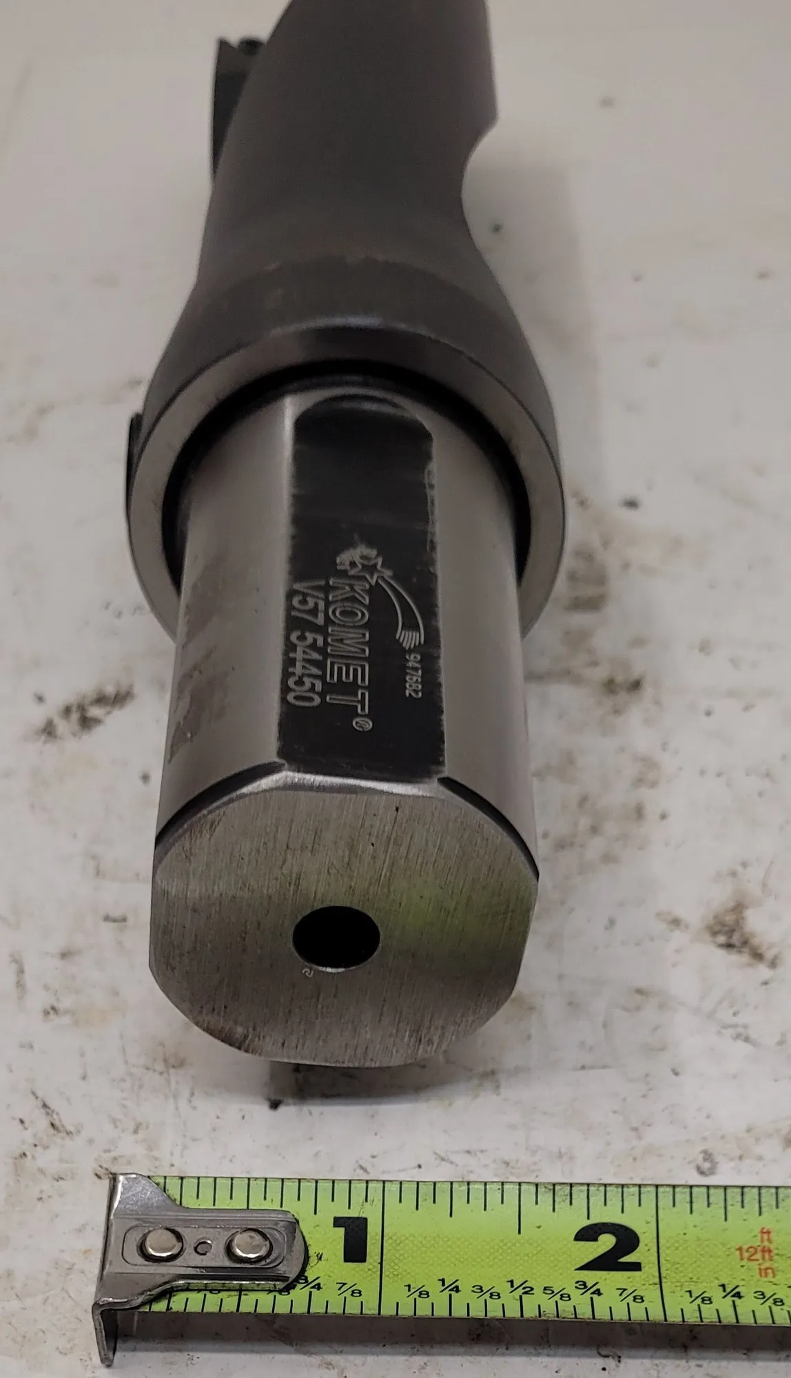Komet #V57 54450, indexable drill, 1.70" flute diameter, 2.5" x 1.37" shank, 8.125" OAL, 2 flutes - Image 8
