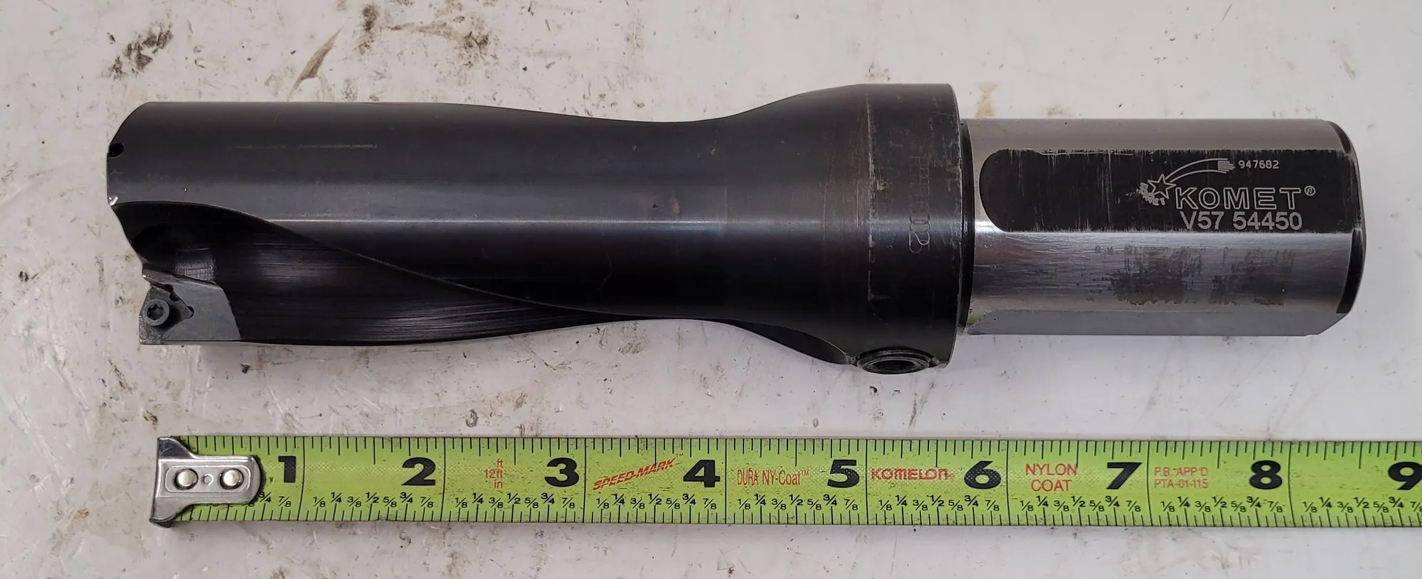 Komet #V57 54450, indexable drill, 1.70" flute diameter, 2.5" x 1.37" shank, 8.125" OAL, 2 flutes - Image 9