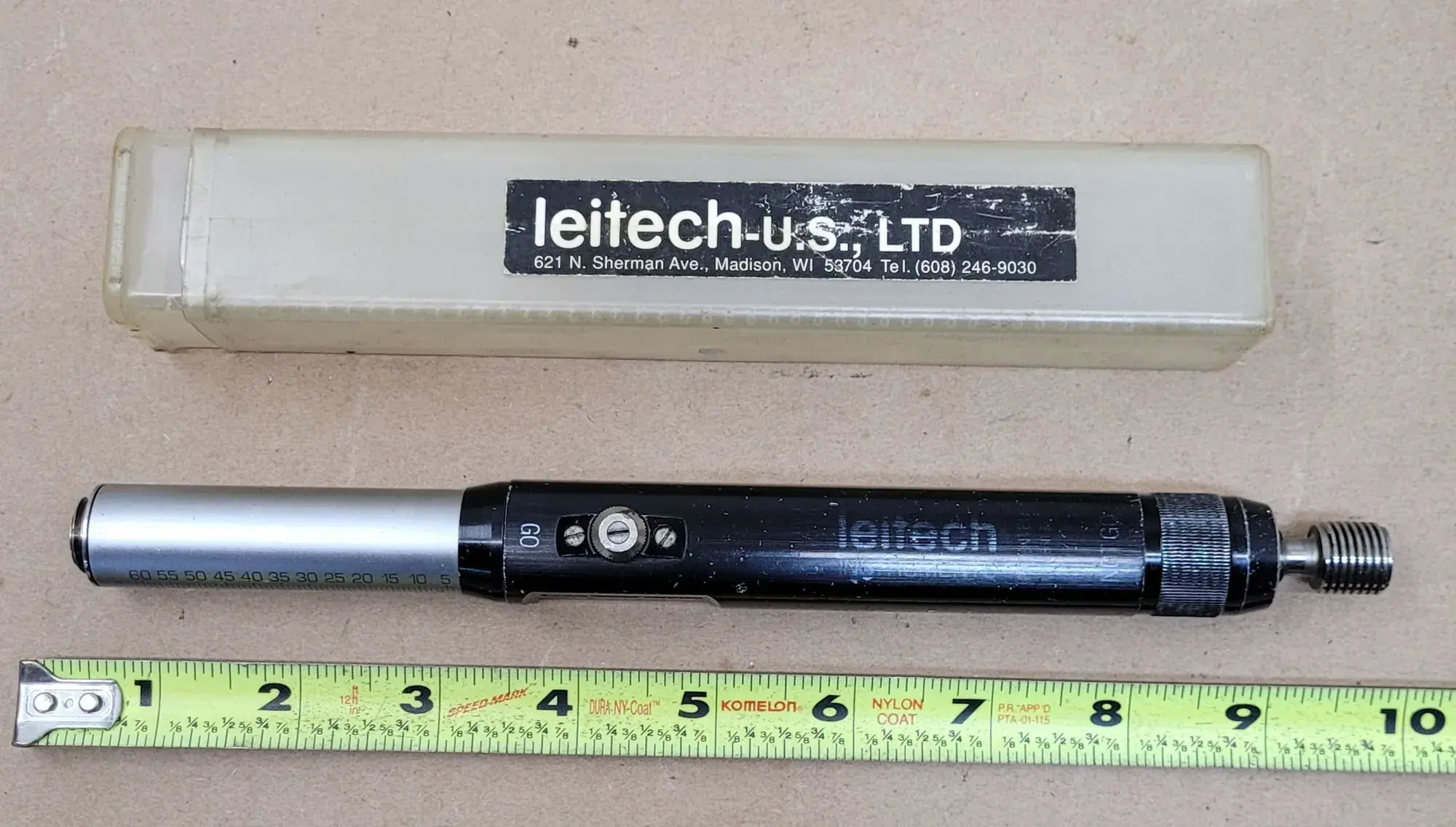 Leitech, thread/depth plug gage, M14 x 1.5-6H, Go/No Go - Image 1