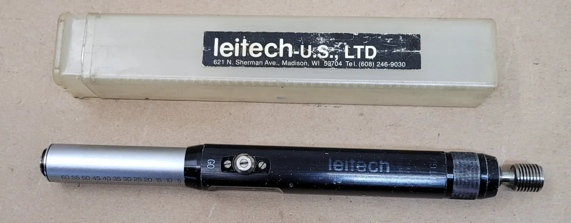 Leitech, thread/depth plug gage, M14 x 1.5-6H, Go/No Go - Image 2