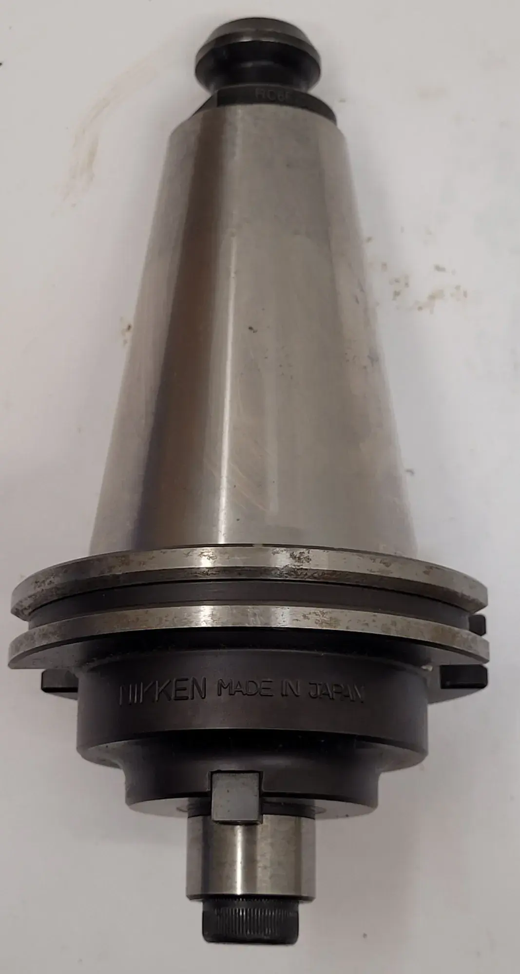 Nikken #CAT50-FMD25.4-45U, CAT 50 shell mill holder, 1" pilot, 3/8" key, 45 mm projection, 7" OAL - Image 2