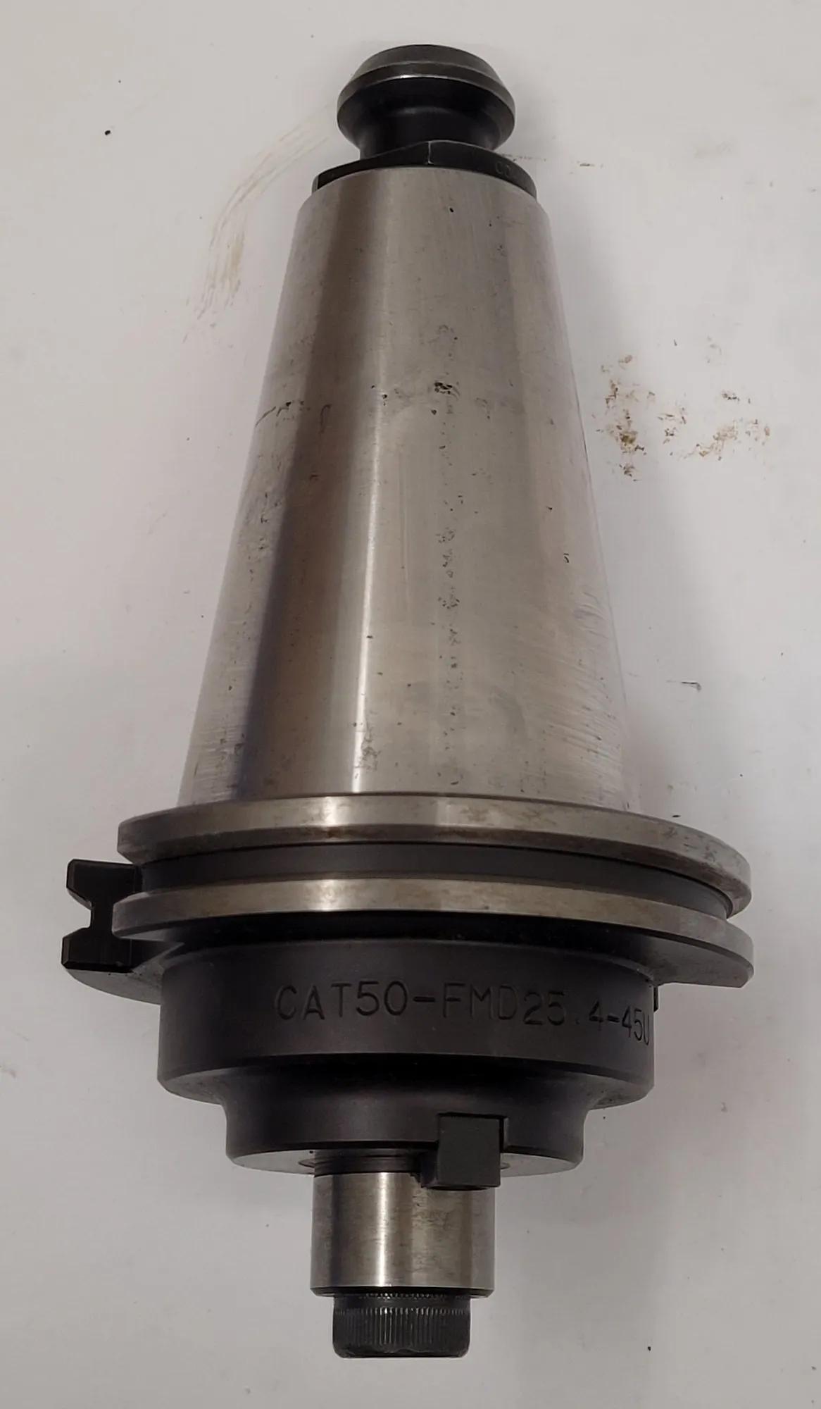 Nikken #CAT50-FMD25.4-45U, CAT 50 shell mill holder, 1" pilot, 3/8" key, 45 mm projection, 7" OAL - Image 3