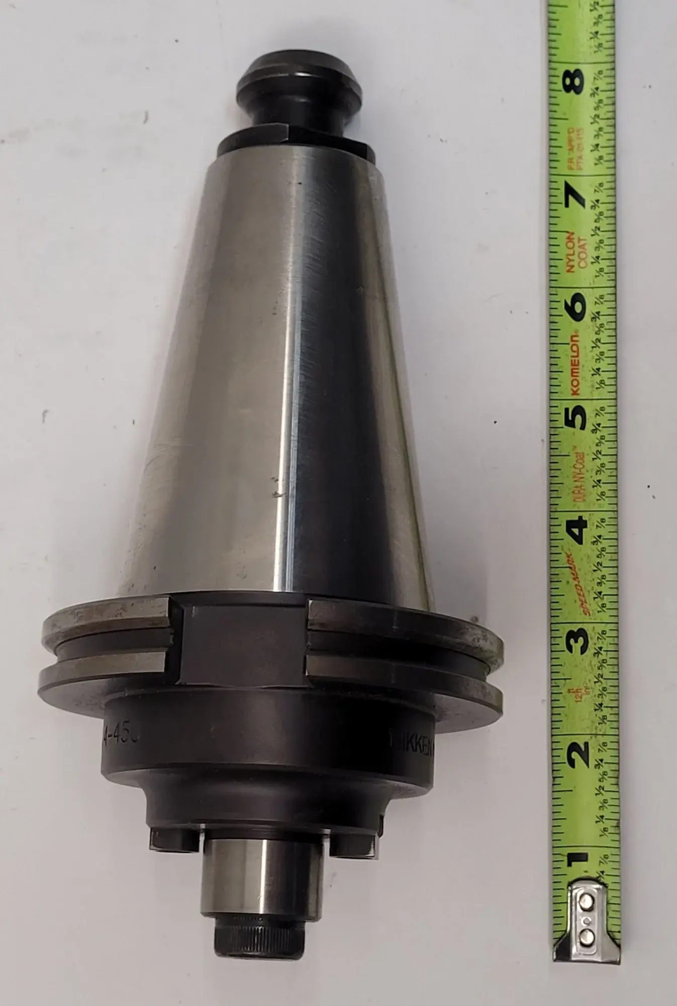 Nikken #CAT50-FMD25.4-45U, CAT 50 shell mill holder, 1" pilot, 3/8" key, 45 mm projection, 7" OAL - Image 6