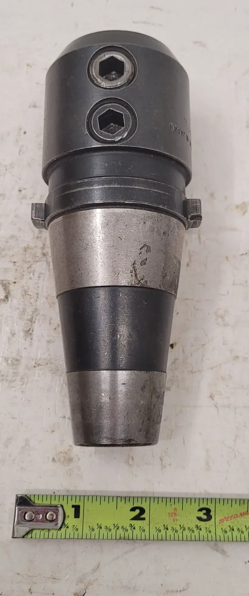 Nikken #EC45-1-1/4, quick change tool holder, 1.25" bore, 2.52" body, 3" projection - Image 1