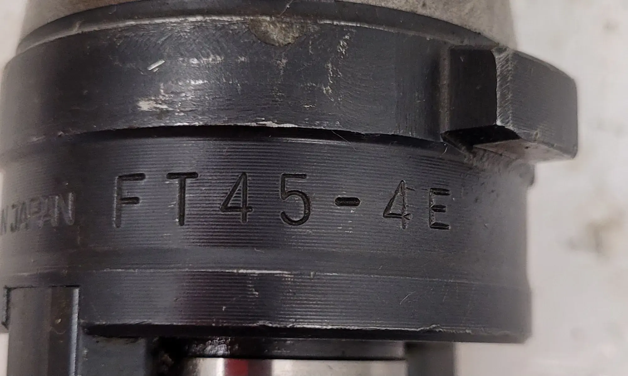 Nikken #FT45-4E, CAT 45 shell mill holder, .6" bore diameter, 2.30" body diameter, 2.125" projection, 5.60" - Image 3
