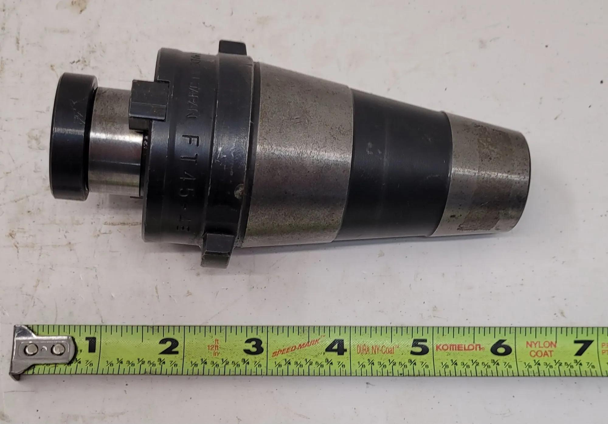 Nikken #FT45-4E, CAT 45 shell mill holder, .6" bore diameter, 2.30" body diameter, 2.125" projection, 5.60" - Image 4