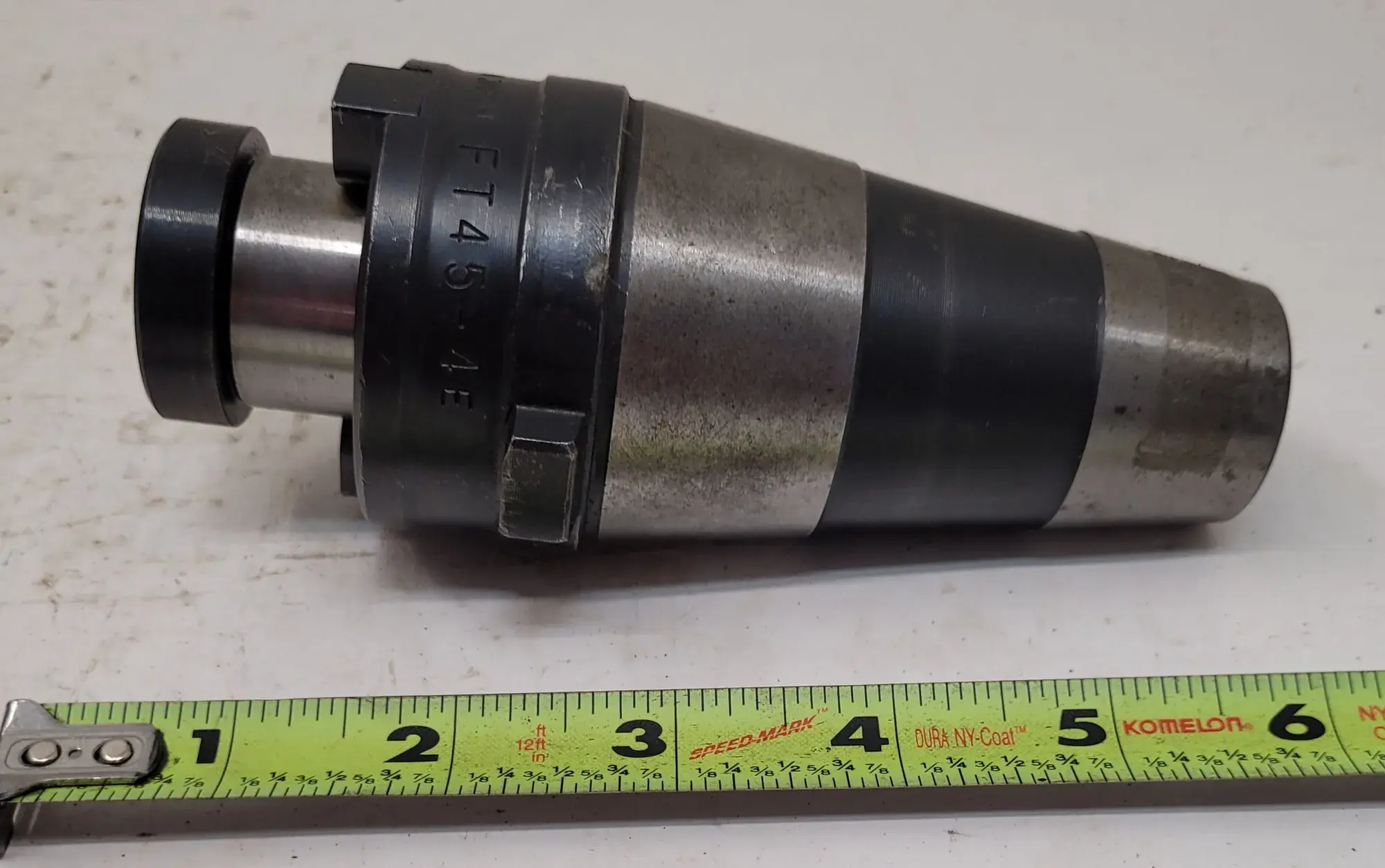 Nikken #FT45-4E, CAT 45 shell mill holder, .6" bore diameter, 2.30" body diameter, 2.125" projection, 5.60" - Image 7