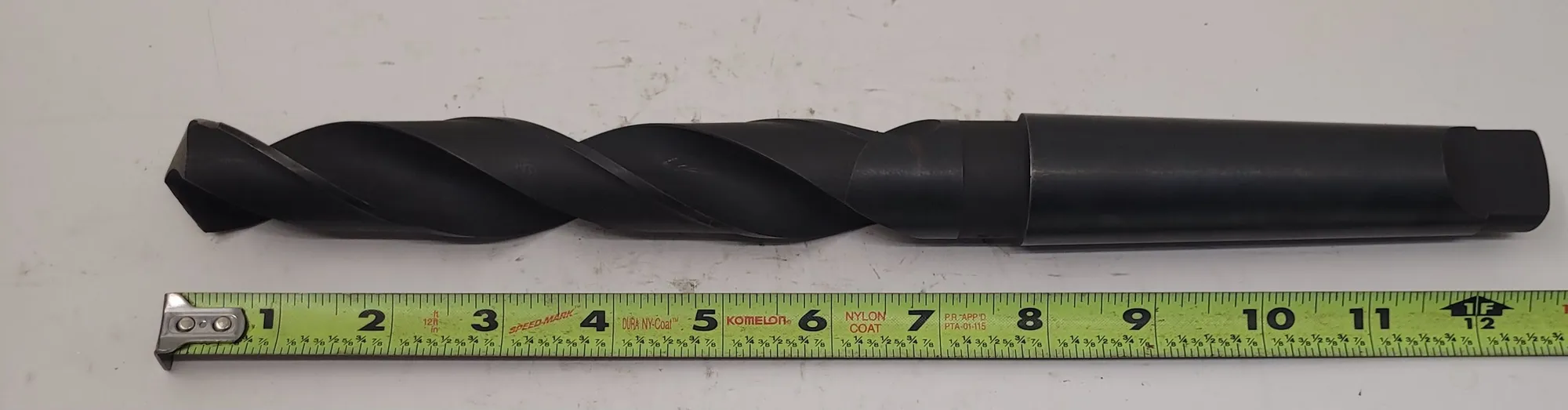 Pratt & Whitney Quality Machine, 1-1/8" HSS taper shank drill, 4MT shank - Image 1
