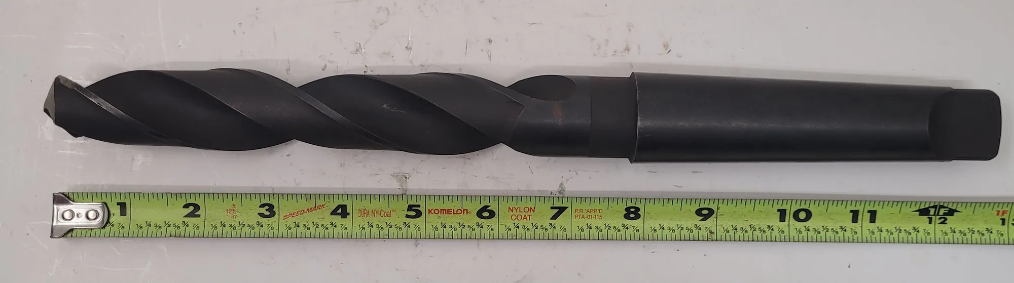 Pratt & Whitney Quality Machine, 1-1/8" HSS taper shank drill, 4MT shank - Image 2