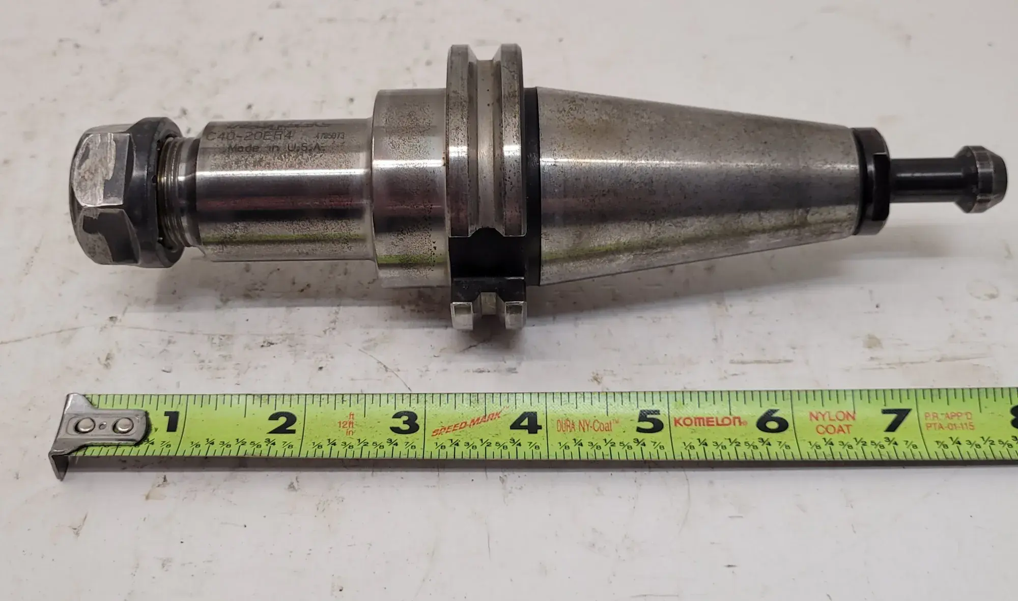 Parlec #C40-20ER4, CAT 40 collet chuck, 4.0" gage length - Image 5