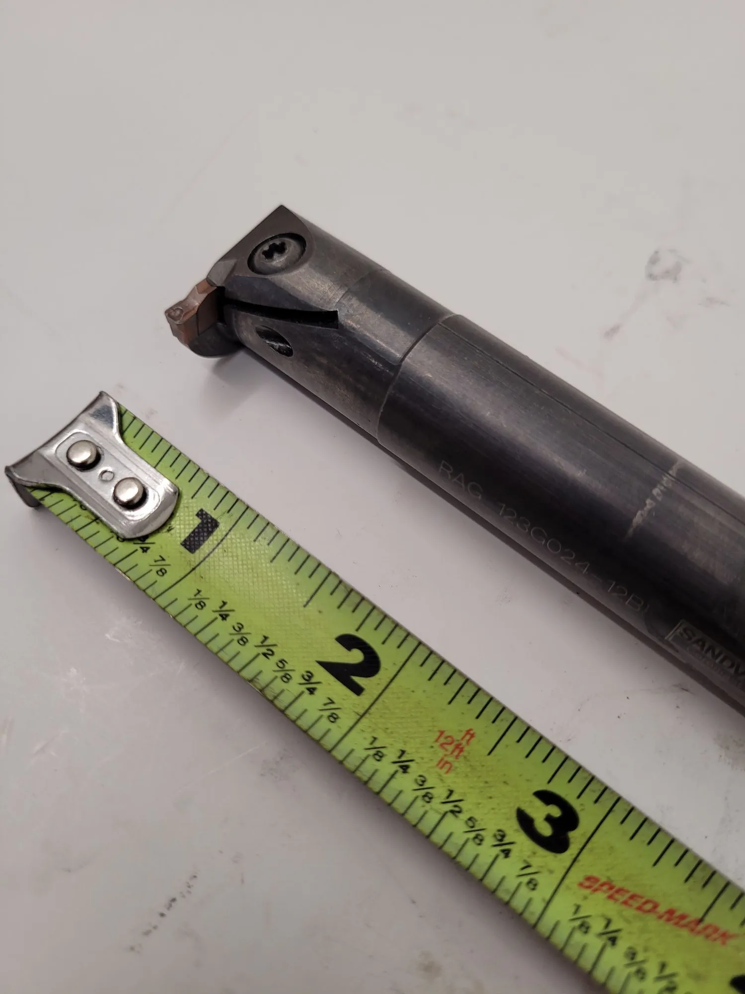 Sandvik Coromant #RAG 123G024-12B, boring bar, .75" diameter, 1.18" min. bore, 1.5" - 3" overhang - Image 9